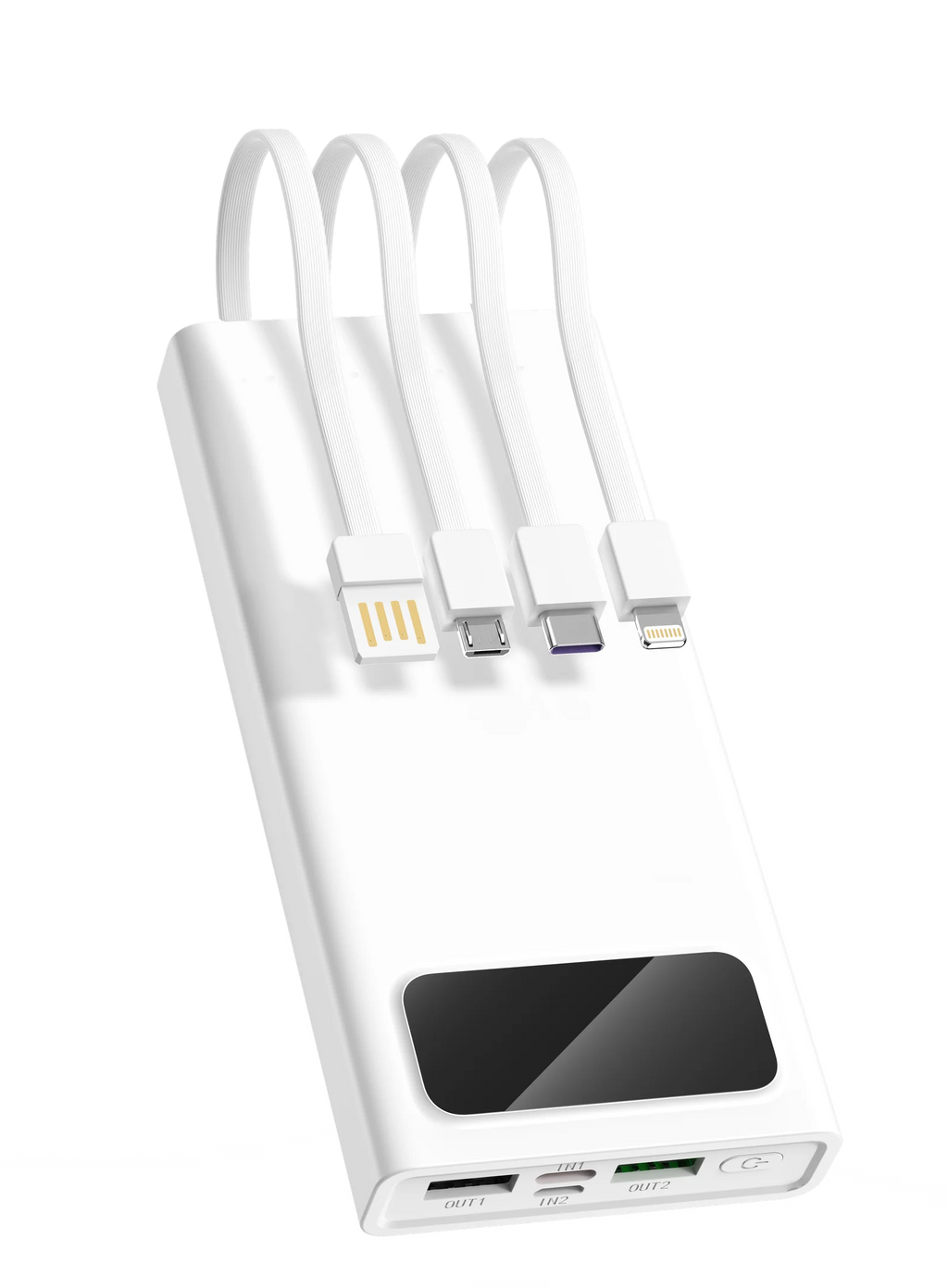 Batería externa portátil de carga rápida con cable de 10000 mAh con pantalla digital (PD22.5W) GL69781