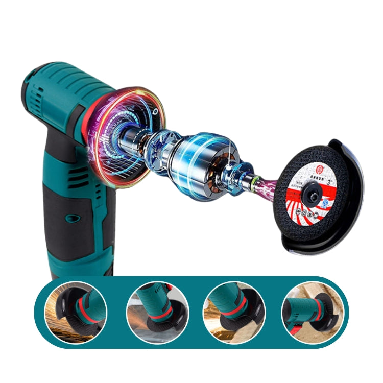 Mini Amoladora Angular Recargable de Doble Batería de 12V para Pulir, Lijar y Cortar