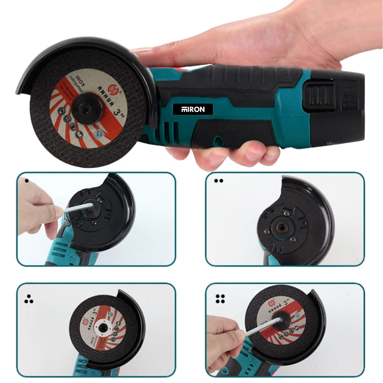 Mini Amoladora Angular Recargable de Doble Batería de 12V para Pulir, Lijar y Cortar