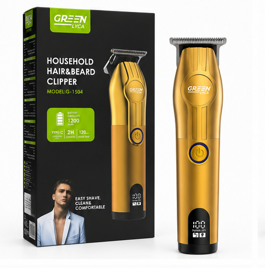 Máquina Cortapelo Profesional para Hombre | Cortadora de Pelo y Barba Inalámbrica 1200 mAh