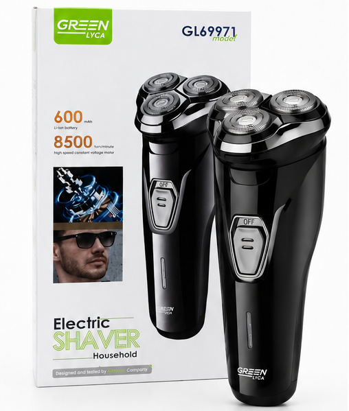 Afeitadora Eléctrica para Hombre 3 Cabezales | Máquina de Afeitar Facial Inalámbrica de Alta Precisión