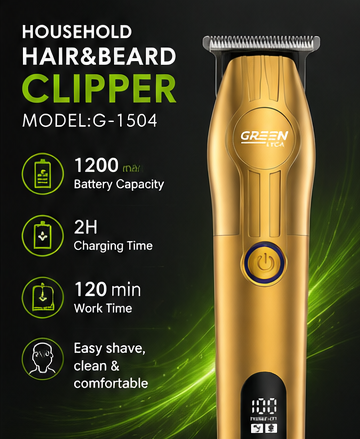 Máquina Cortapelo Profesional para Hombre | Cortadora de Pelo y Barba Inalámbrica 1200 mAh