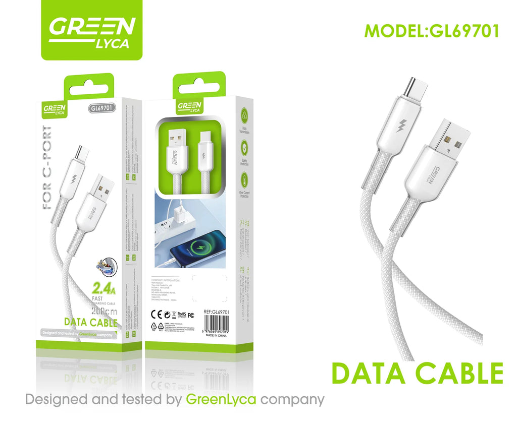 Serie Cristal de Hielo 2M USB to TIP- C