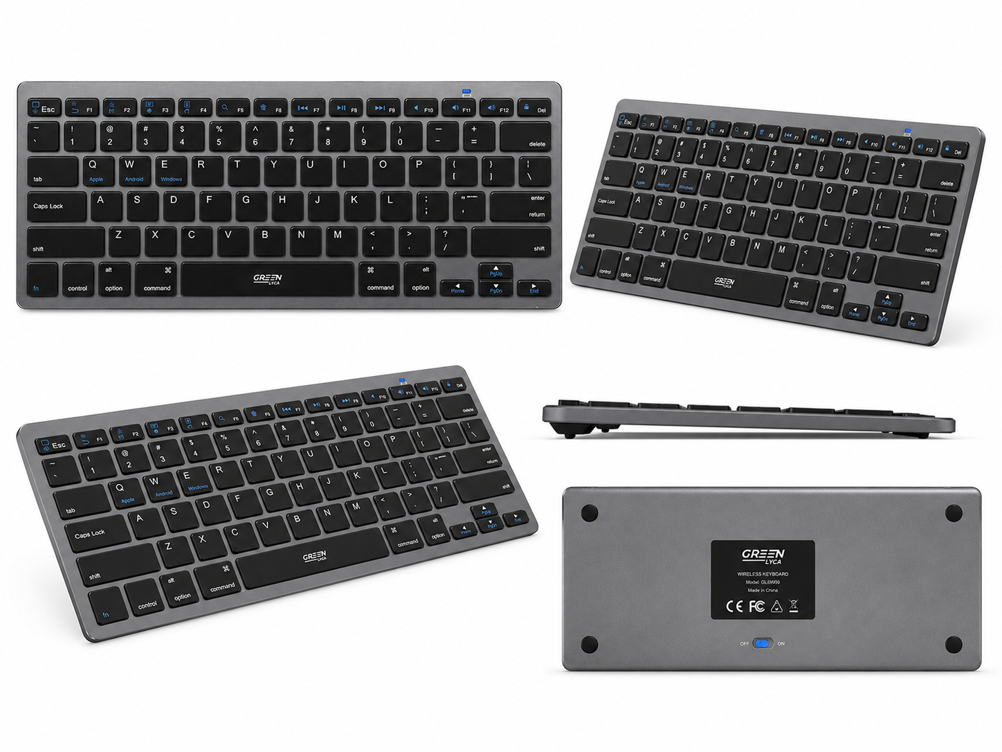 Wireless Keyboard GL69999 Teclado Inalámbrico Bluetooth para Oficina y Negocios