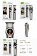 Máquina Cortapelos Profesional GL69965 – Recargable USB con Pantalla LED | Hair & Beard Trimmer