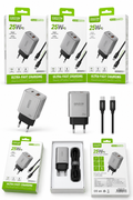 Cargador Rápido 25W PD USB-C GREEN LYCA – Ultra Fast Charging con Cable Incluido