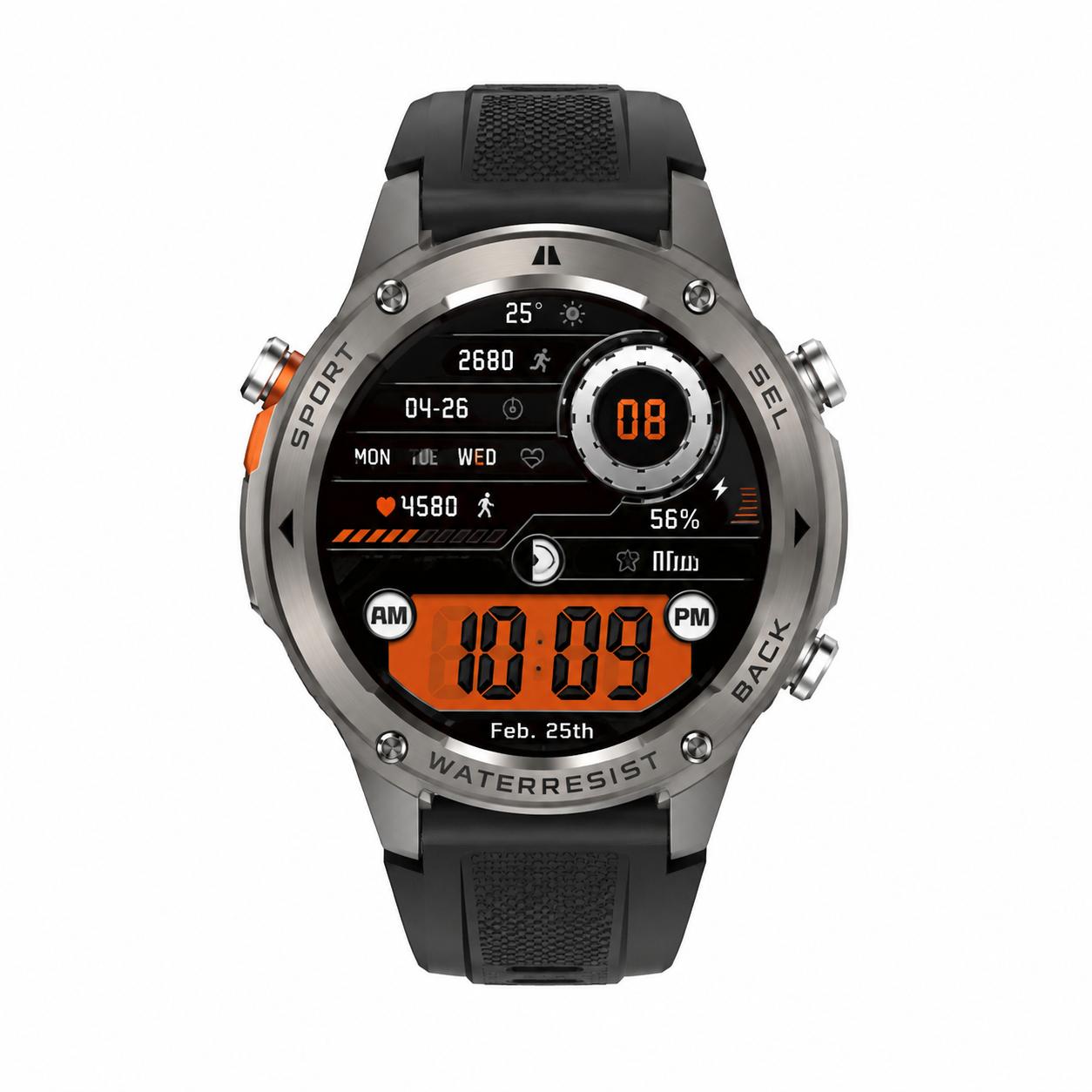 Smart Watch GPS V-8555 – Reloj Inteligente AMOLED con GPS Dual y 170+ Modos Deportivos